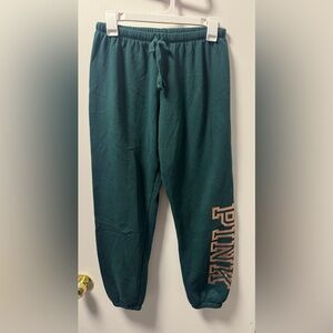 Teal PINK Victoria's Secret Sweatpants